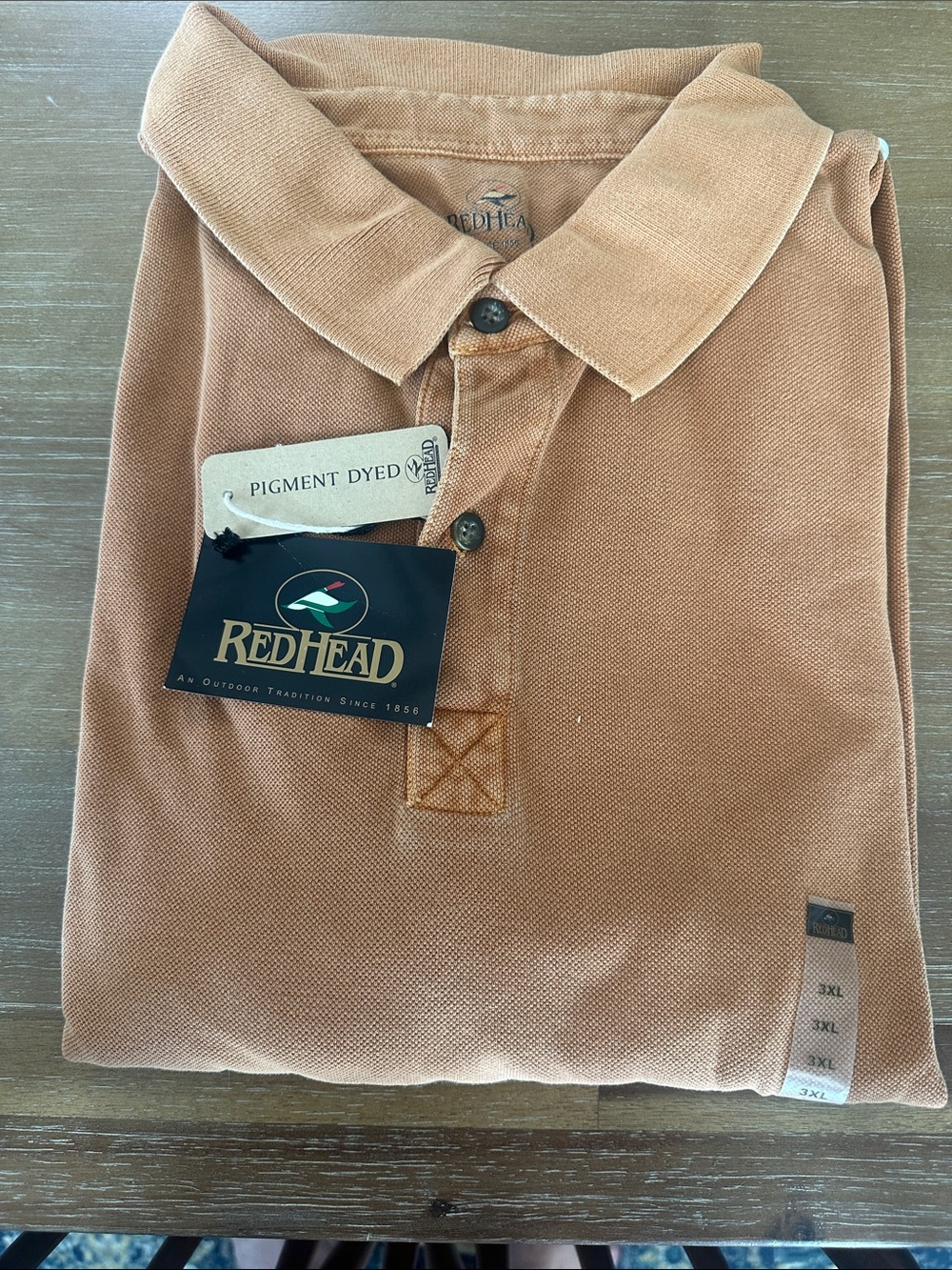 RedHead Men’s Pigment-Dyed Polo - Coral #1011